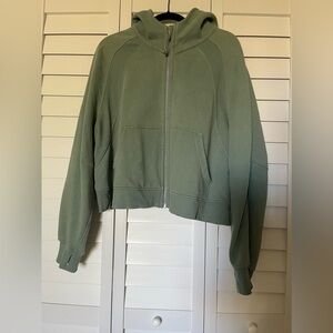 Lululemon full zip scuba, Tidewater teal